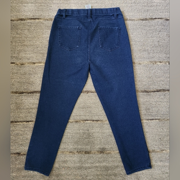 Faded Glory Dark Blue Cropped Jeggings - Picture 2 of 3